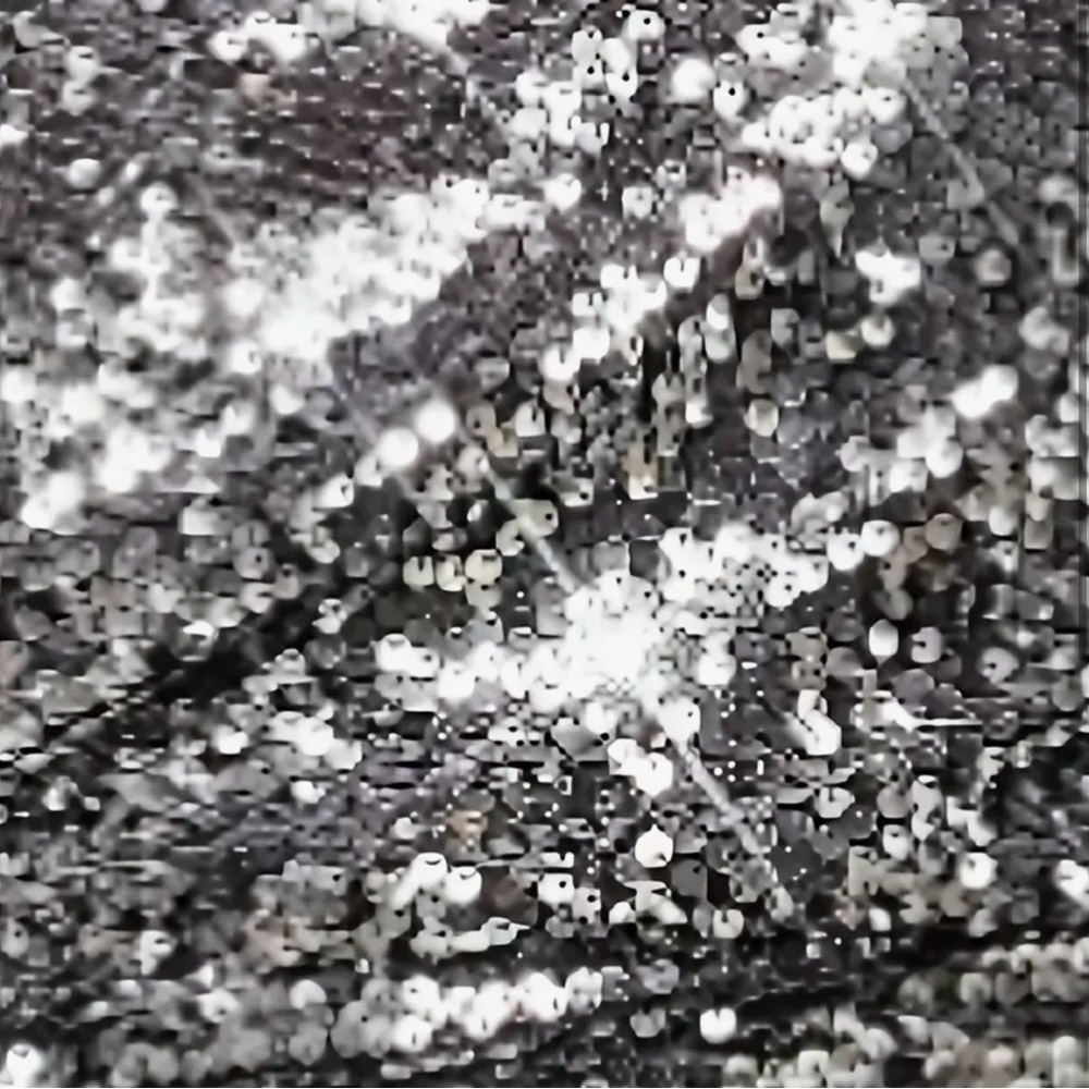 Silver Sequin One Shoulder Camisole Top - Picture 5 of 6